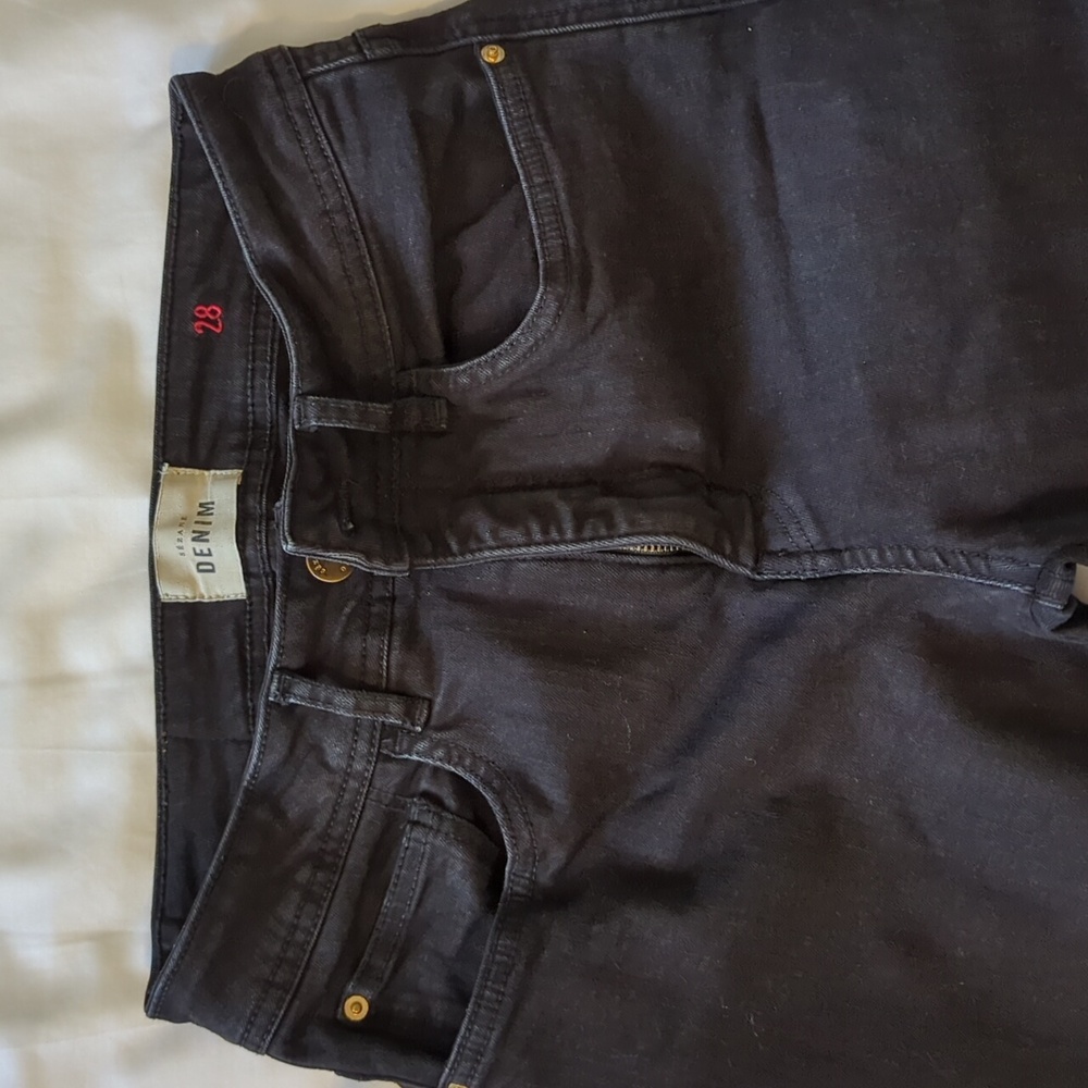 Sezane black denim